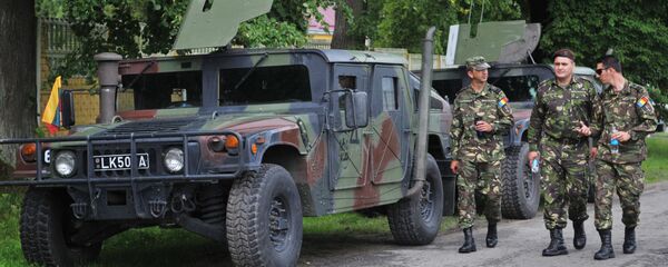 Церемония открытия международных военных учений Репид Трайдент - 2015 Церемония открытия международных военных учений Репид Трайдент - 2015 - Sputnik Латвия