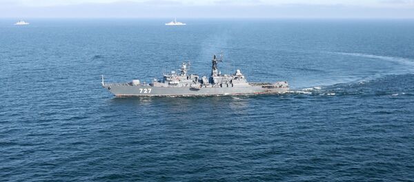 СКР Ярослав Мудрый на учениях. Архивное фото - Sputnik Латвия