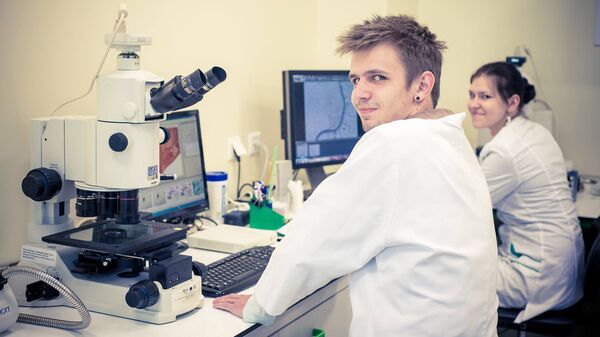 В лаборатории аквакультуры - Sputnik Латвия