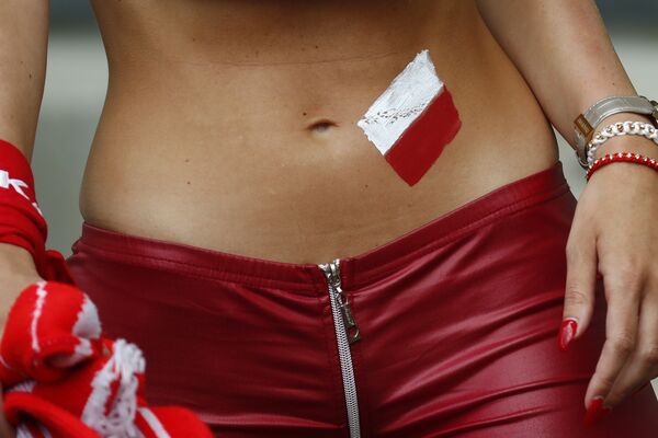 Польские болельщицы перед началом матча Швейцария - Польша - Sputnik Латвия