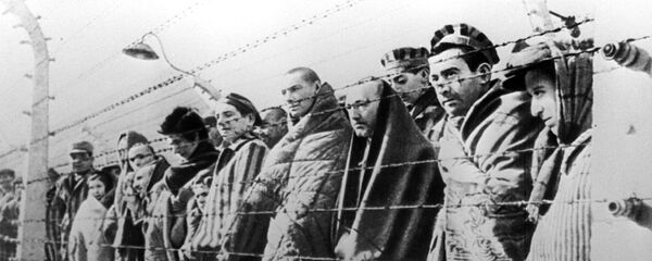 Узники концентрационного лагеря Узники концентрационного лагеря - Sputnik Latvija
