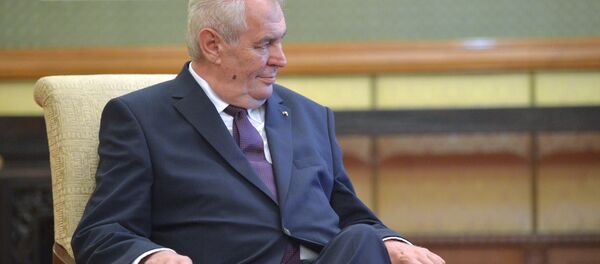 Čehijas prezidents Milošs Zemans. Foto no arhīva Čehijas prezidents Milošs Zemans. Foto no arhīva - Sputnik Latvija