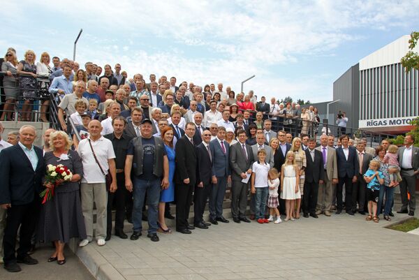 Гости церемонии открытия Рижского мотор-музея после реконструкции - Sputnik Латвия