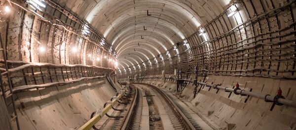 Тоннель Московского метрополитена - Sputnik Latvija