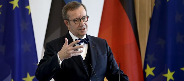 Президент Эстонской Республики Тоомас Хендрик Ильвес - Sputnik Латвия