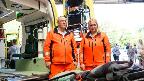 Neatliekamās palīdzības dienesta jaunās mašīnas - Sputnik Latvija