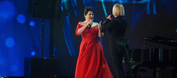 Хибла Герзмава и Лайма Вайкуле Хибла Герзмава и Лайма Вайкуле - Sputnik Латвия