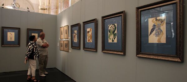 Открытие выставки Бакста в Риге - Sputnik Латвия