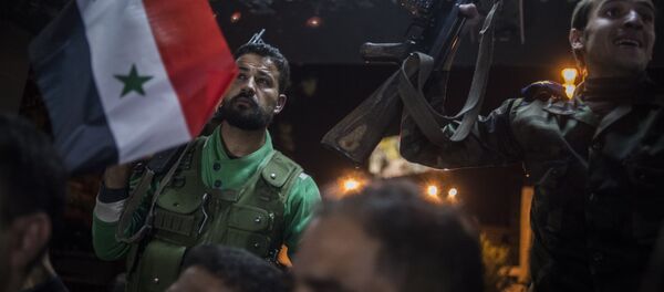Военнослужащие Сирийской арабской армии (САА) - Sputnik Латвия