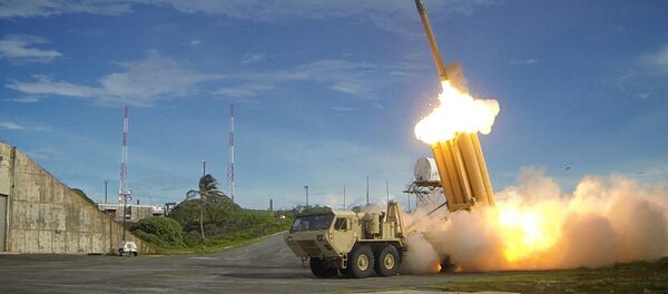 Высокотехнологичная противоракетная система THAAD, предназначенная для перехвата баллистических ракет  Высокотехнологичная противоракетная система THAAD, предназначенная для перехвата баллистических ракет  - Sputnik Latvija