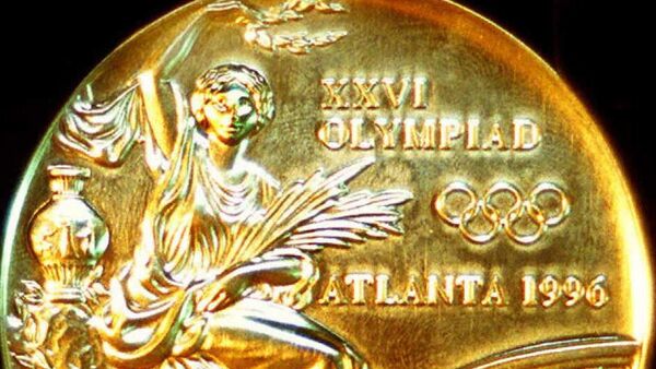 Золотая медаль Олимпиады в Аталанте, 1996 - Sputnik Латвия