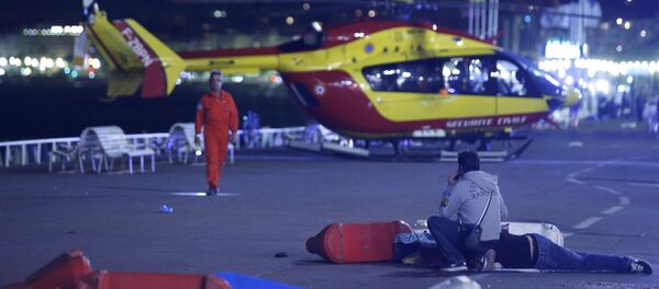 Terorakta vietā Nicā - Sputnik Latvija