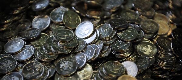 Пятирублевые монеты Пятирублевые монеты - Sputnik Latvija