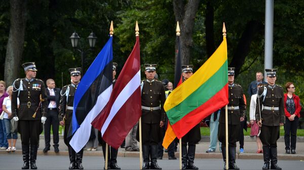 Флаги Эстонии, Латвии и Литвы. - Sputnik Латвия