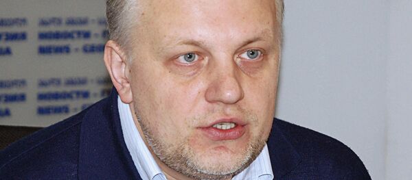 Российский тележурналист Павел Григорьевич Шеремет в Грузии Российский тележурналист Павел Григорьевич Шеремет в Грузии - Sputnik Latvija