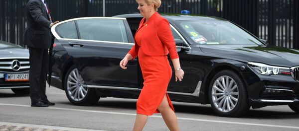 Президент Хорватии Колинда Грабар-Китарович - Sputnik Латвия