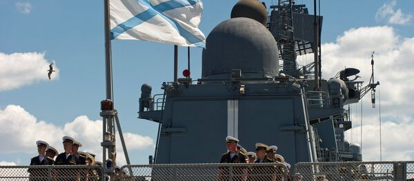 Прибытие нового сторожевого корабля Адмирал Григорович в Севастополь Прибытие нового сторожевого корабля Адмирал Григорович в Севастополь - Sputnik Latvija