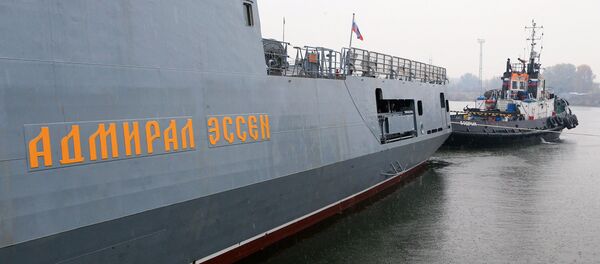 Сторожевой корабль Адмирал Эссен выходит в море на ходовые испытания. Архивное фото Сторожевой корабль Адмирал Эссен выходит в море на ходовые испытания. Архивное фото - Sputnik Латвия