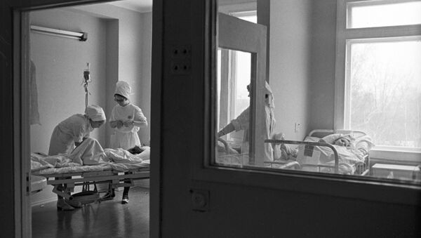 Больничная палата. Архивное фото - Sputnik Latvija