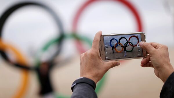Олимпийские кольца в Рио - Sputnik Латвия
