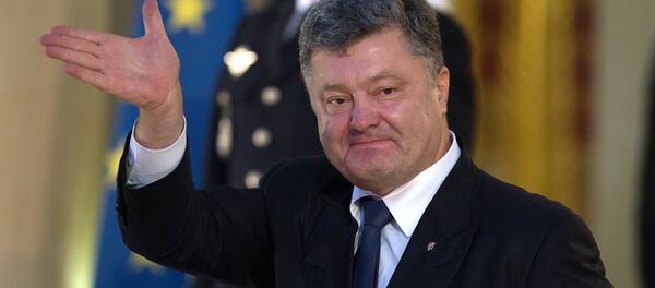 Президент Украины Петр Порошенко Президент Украины Петр Порошенко - Sputnik Latvija