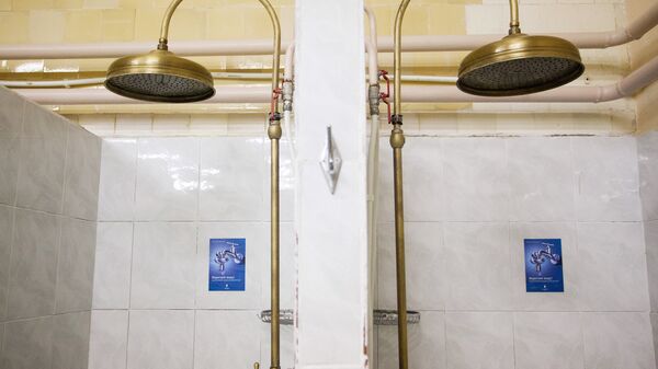 Dušas telpa. Foto no arhīva - Sputnik Latvija