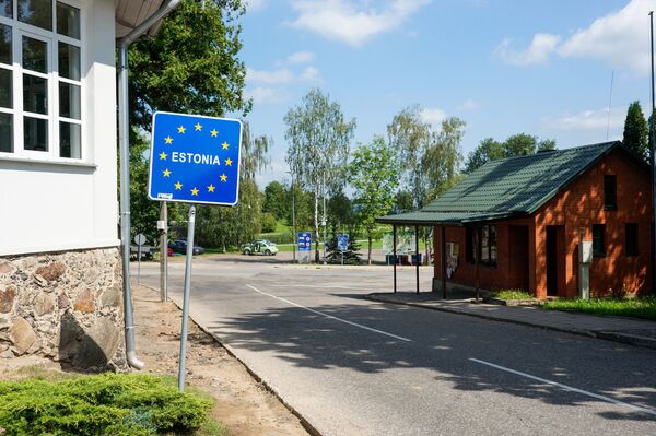 Латвийско - эстонская граница в Валке - Sputnik Латвия