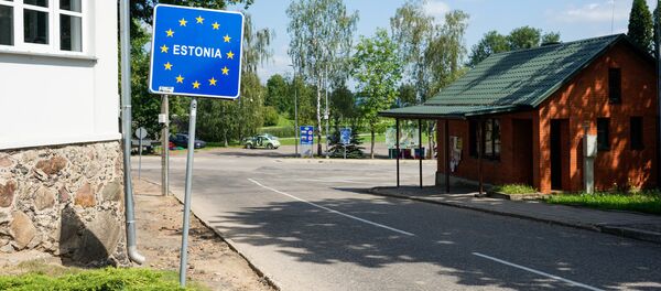 Латвийско - эстонская граница в Валке Латвийско - эстонская граница в Валке - Sputnik Latvija
