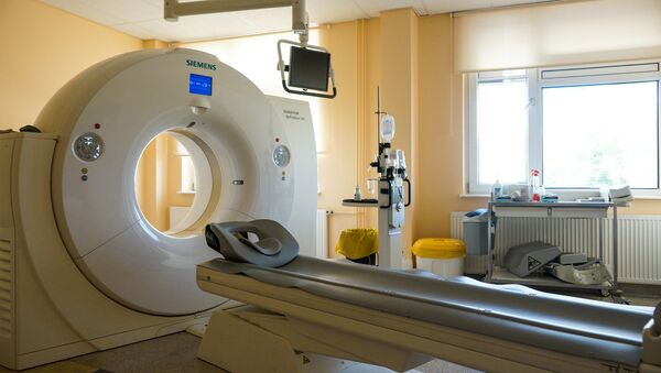 Больница в Валге. Компьютерный томограф - Sputnik Латвия