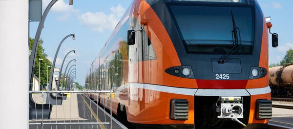 Šveices ražotāja Stadler vilciens Valgas stacijā. Foto no arhīva Šveices ražotāja Stadler vilciens Valgas stacijā. Foto no arhīva - Sputnik Latvija