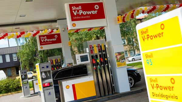 Заправка Shell в Риге Заправка Shell в Риге - Sputnik Латвия