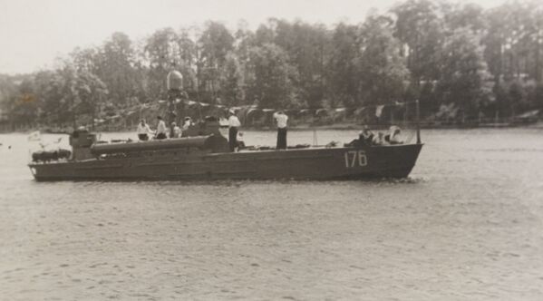 Торпедный катер на Кишозере в Риге - Sputnik Латвия