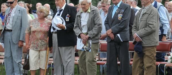 Сбор ветеранов 20-й гренадерской дивизии СС в Эстонии - Sputnik Латвия