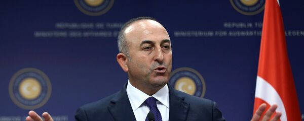 Министр иностранных дел Турции Мевлют Чавушоглу Министр иностранных дел Турции Мевлют Чавушоглу - Sputnik Latvija