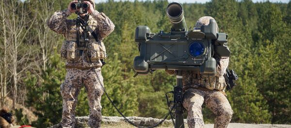 Противовоздушная система RBS-70 латвийских вооружённых сил Противовоздушная система RBS-70 латвийских вооружённых сил - Sputnik Latvija