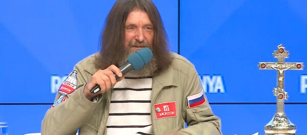 Пресс-конференция путешественника Федора Конюхова Пресс-конференция путешественника Федора Конюхова - Sputnik Латвия