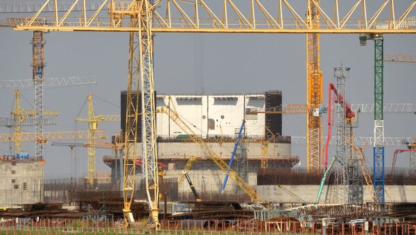 Строительство Белорусской АЭС в Островце - Sputnik Латвия