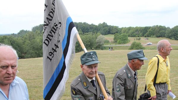 Сбор ветеранов 20-й гренадерской дивизии СС в Эстонии. - Sputnik Latvija