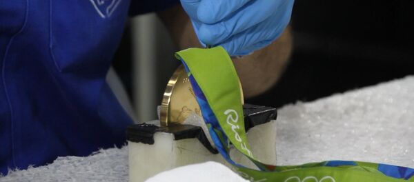 СПУТНИК_Как делают олимпийские медали для ОИ-2016 в Рио-де-Жанейро СПУТНИК_Как делают олимпийские медали для ОИ-2016 в Рио-де-Жанейро - Sputnik Latvija