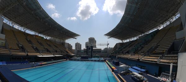 Олимпийский бассейн в Рио Олимпийский бассейн в Рио - Sputnik Латвия