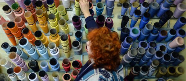 Трикотажная фабрика. Архивное фото Трикотажная фабрика. Архивное фото - Sputnik Латвия