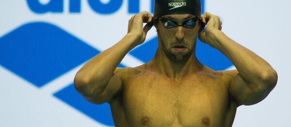 Американский пловец Майкл Фелпс - Sputnik Латвия