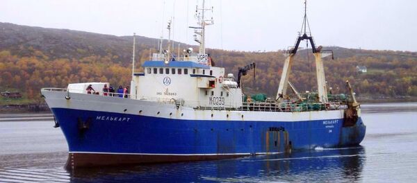 Траулер-рыбофабрика М-0239 Мелькарт - Sputnik Латвия