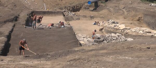 Древнегреческая крепость в Крыму – археологи нашли фрагменты античной постройки - Sputnik Latvija