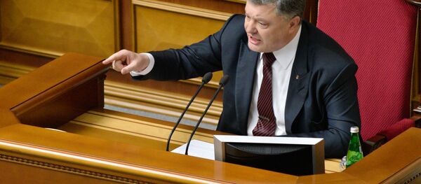 Ukrainas prezidents Petro Porošenko. Foto no arhīva Ukrainas prezidents Petro Porošenko. Foto no arhīva - Sputnik Latvija