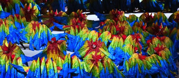 XXXI vasaras Olimpisko spēļu slēgšanas ceremonija Riodežaneiro XXXI vasaras Olimpisko spēļu slēgšanas ceremonija Riodežaneiro - Sputnik Latvija