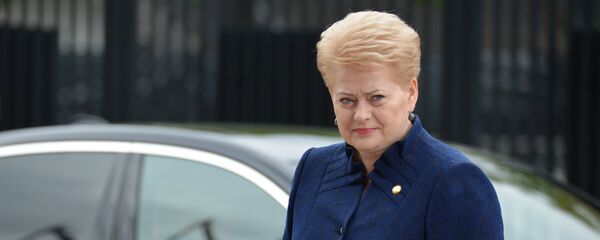 Президент Литвы Даля Грибаускайте Президент Литвы Даля Грибаускайте - Sputnik Latvija