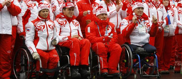 Российские паралимпийцы Российские паралимпийцы - Sputnik Latvija
