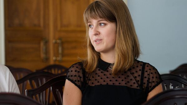 Диана Юрковлянец из Кенгарагса хочет заниматься логистикой Диана Юрковлянец из Кенгарагса хочет заниматься логистикой - Sputnik Латвия
