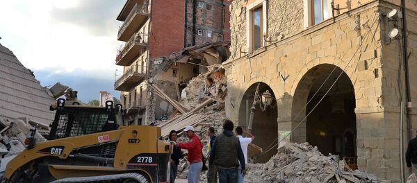 Последствия землетрясения в Италии - Sputnik Латвия